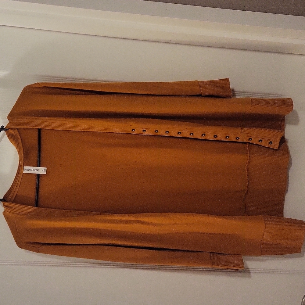 Burnt orange cardigan